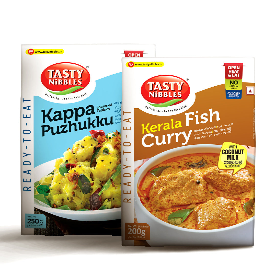 Kappa Puzhukku & Fish Curry Combo