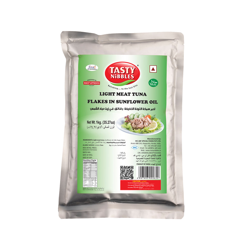 Light Meat Tuna Flakes In Sunflower Oil 1 Kg