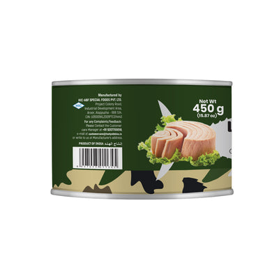 Light Meat Tuna Chunks In Cotton Seed Oil With Salt Water 450gm Can