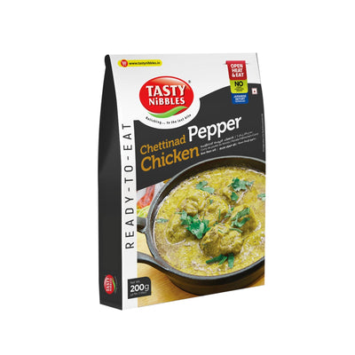 Ready To Eat Chettinad Pepper Chicken 200g | Open Heat & Eat | No Food Additives Added | Japanese RETORT Technology
