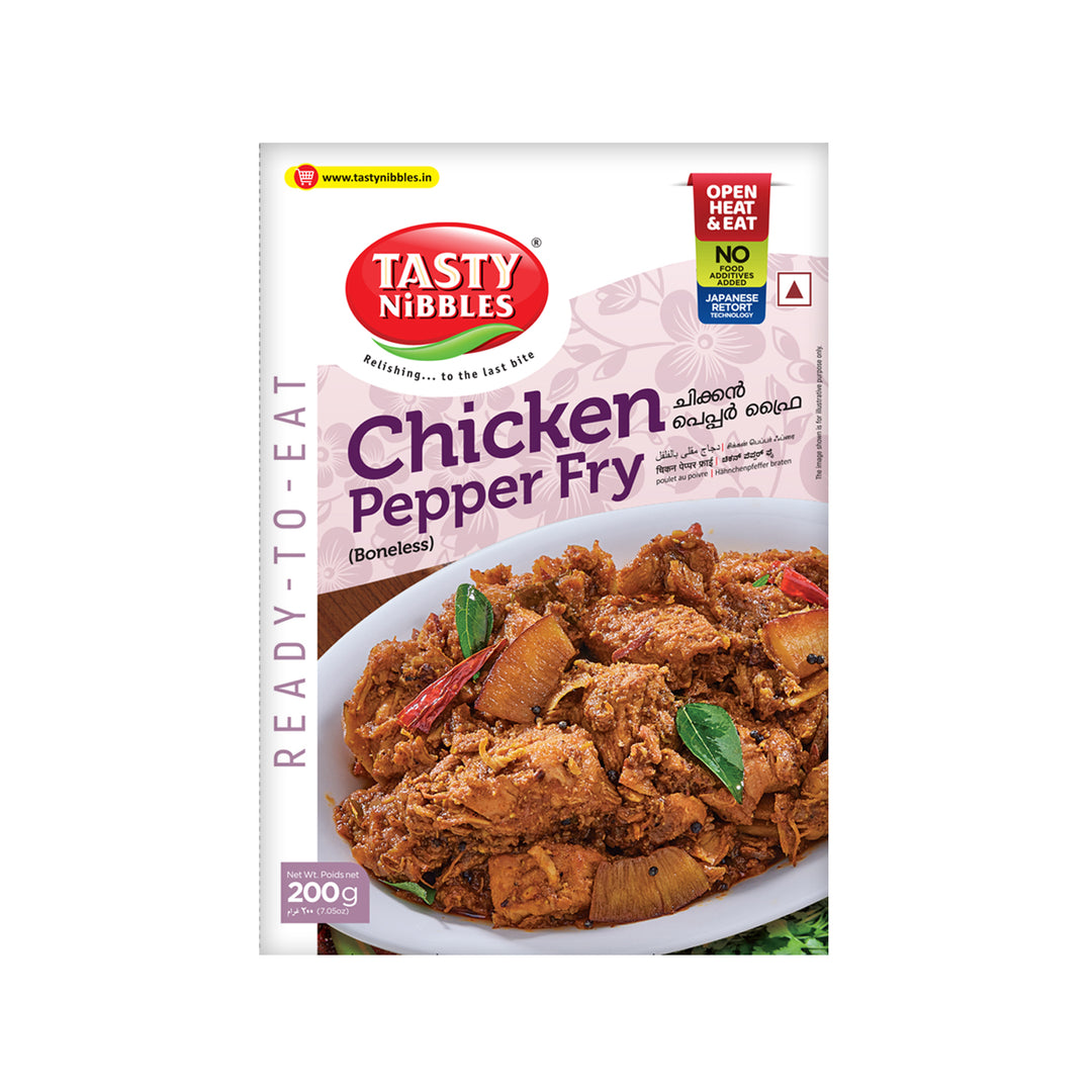 Chicken Pepper Fry (Boneless) 200g – Tasty Nibbles