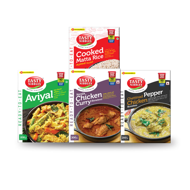 Chicken Curry Meals with Aviyal