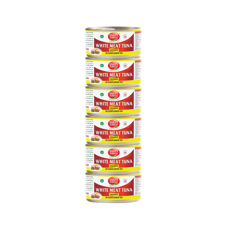 White Meat Tuna Chunks In Sunflower Oil 185g