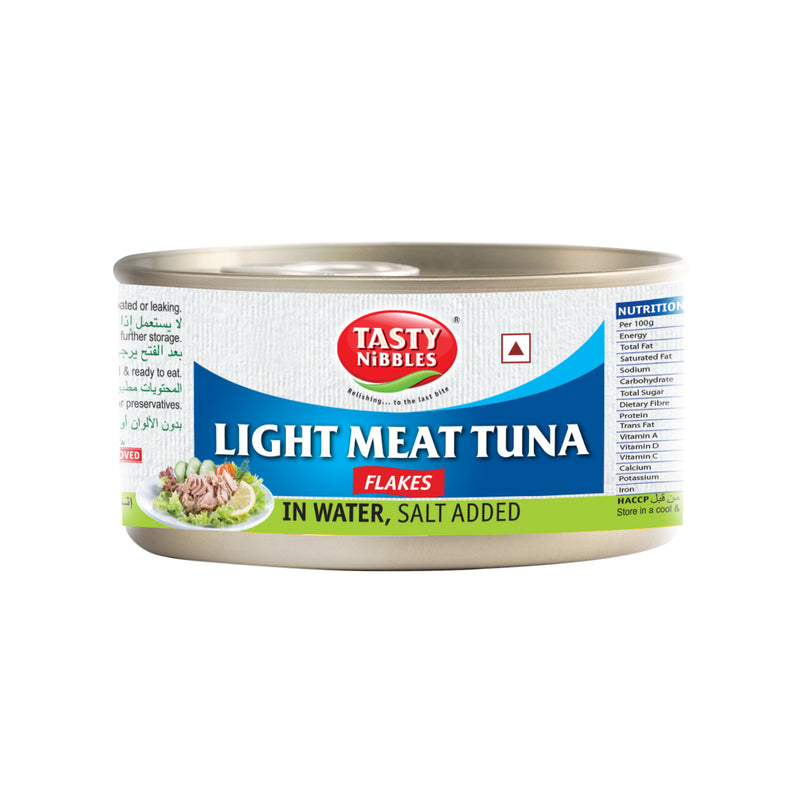 Light Meat Tuna Flakes In Water, Salt Added 185g