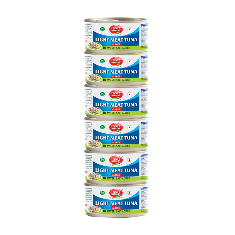 Light Meat Tuna Flakes In Water, Salt Added 185g