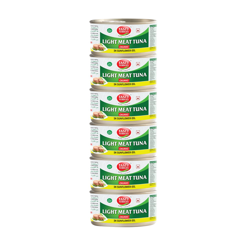 Light Meat Tuna Chunks In Sunflower Oil 185g