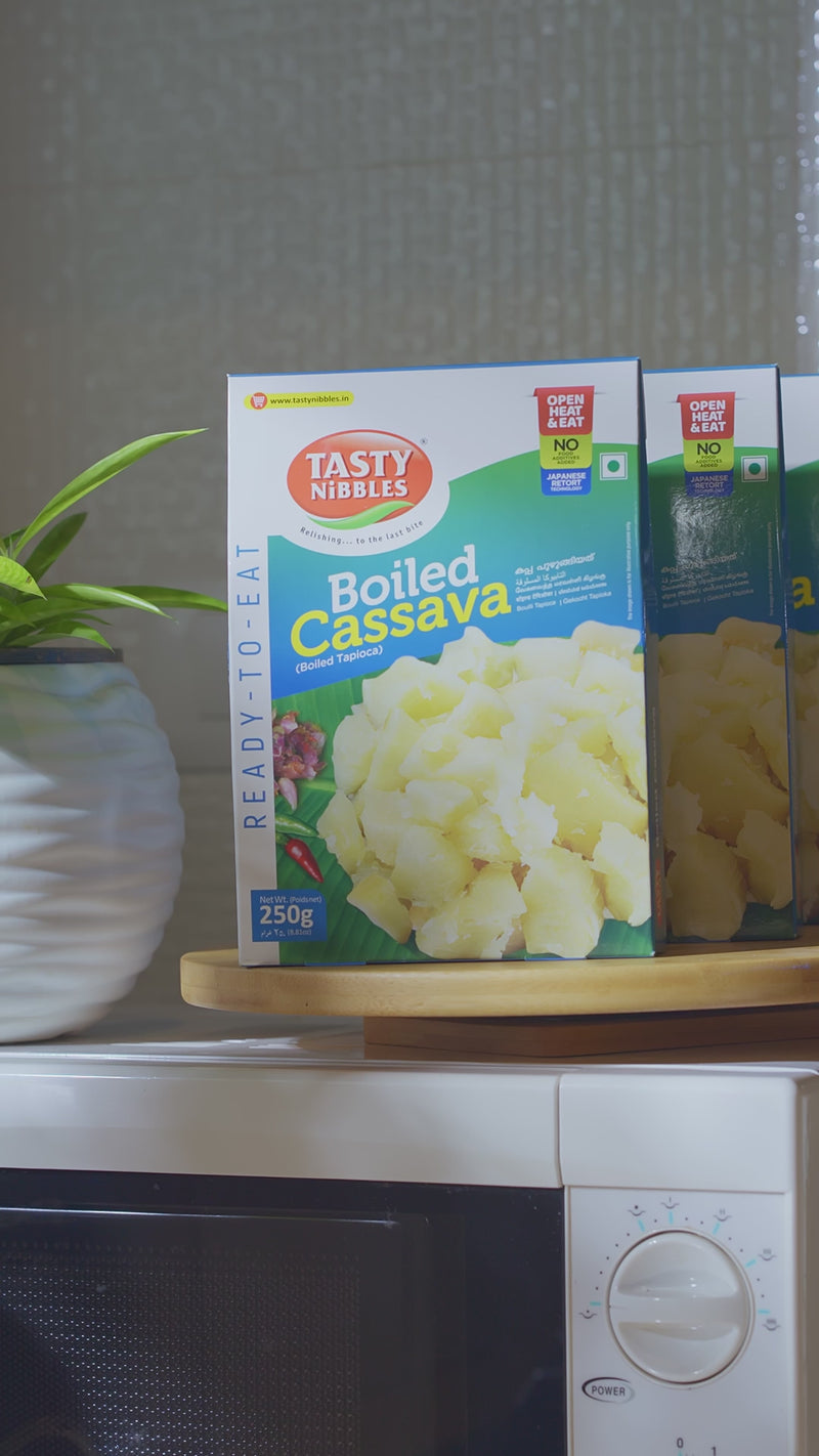 Boiled Kappa / Tapioca / Cassava 250g