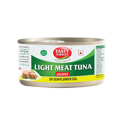 Light Meat Tuna Chunks In Sunflower Oil 185g