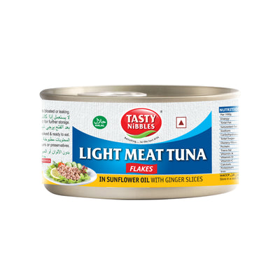 Light Meat Tuna Flakes In Sunflower Oil With Ginger Slices 185g