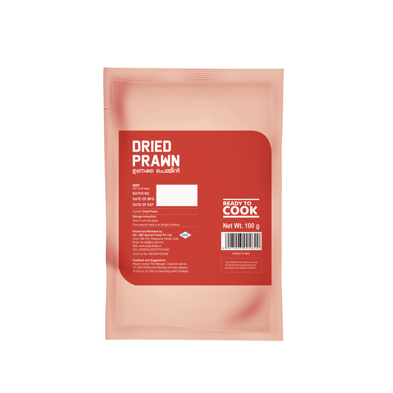 Ready to Cook Dried Prawn With Head and Tail 100g | 50g
