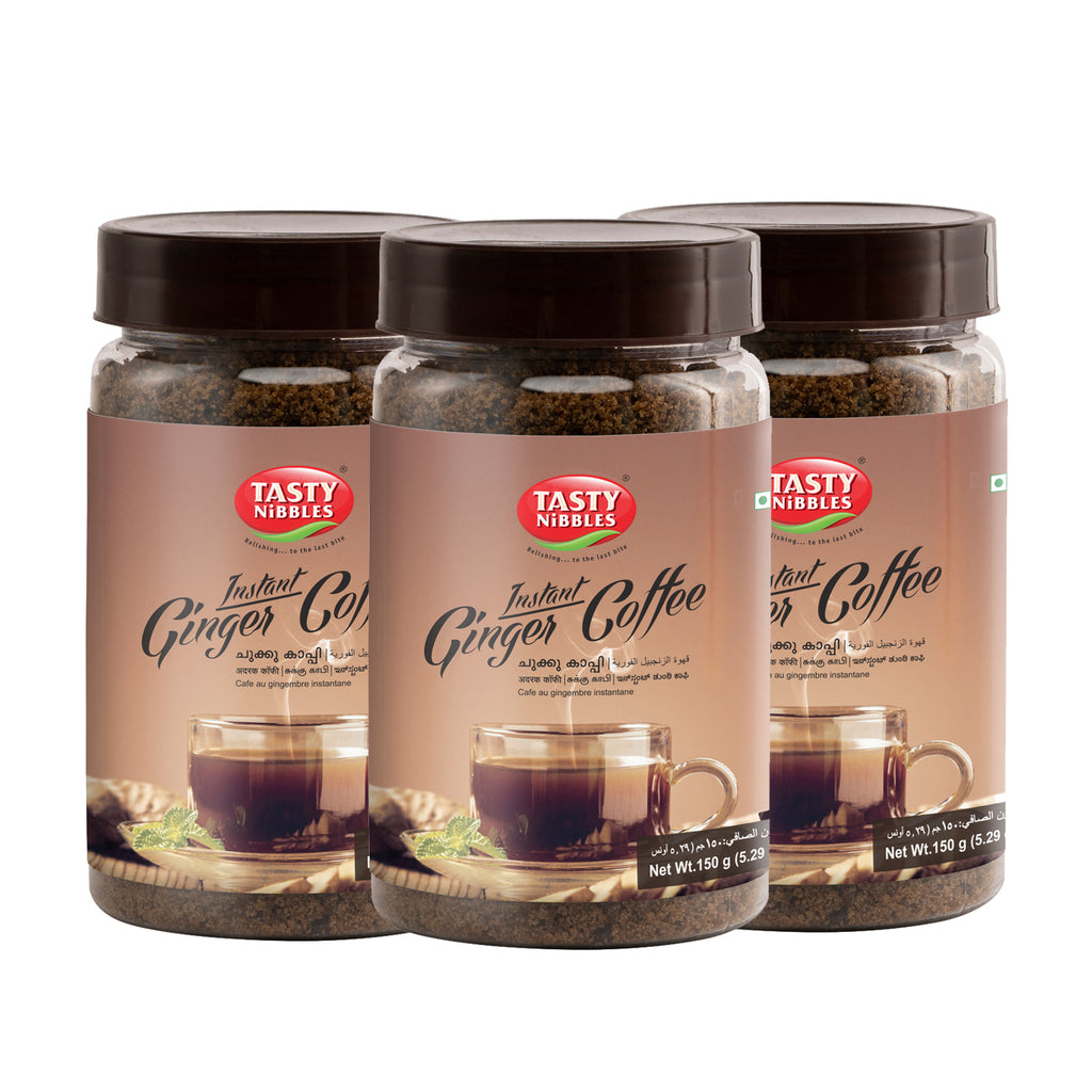 Ginger Coffee 150 Gm Pack of 3 Tasty Nibbles