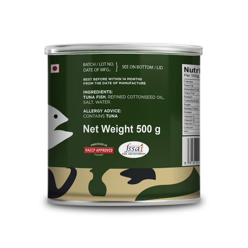 Canned Tuna In Oil 500g