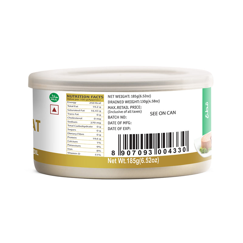 White Meat Tuna Chunks In Extra Virgin Olive Oil 185g